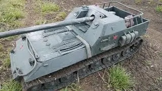 Объект 263 из пластилина ходовые испытания с обстрелом и экипаж дураков