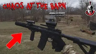 [Airsoft] Chaos At The Barn Gameplay! Take The Barn and Team Deathmatch 2/27/21