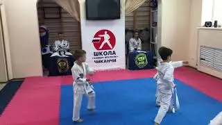 Туль Чон-Джи. Аттестация на бело-желтый пояс по Таэквондо