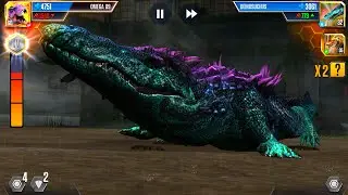 DEFEAT 12 OPPONENTS BOSS VS BOSS | JURASSIC WORLD THE GAME