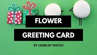 Make awesome Flower envelope Card at Home | Learn By Watch