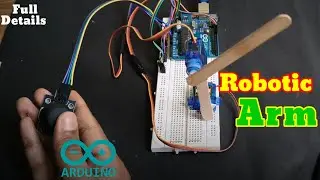 DIY Arduino Robot Arm with Joystick 🕹 Control for Beginners