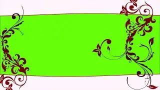 Wedding Green Screen Effects | Floral Background
