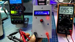 DIY IoT multimeter vs AN9002 and Fluke multimeter.