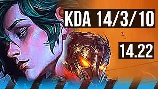 HWEI vs VIKTOR (MID) | 14/3/10, Legendary, 44k DMG | KR Master | 14.22