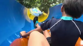 water slide at escape penang water parrk 1 october 2023