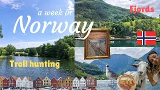 Summer in Norway, troll hunting & fjords 🧌 Oslo, Bergen & Flåm travel vlog