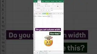 How to auto adjust column width with VBA 