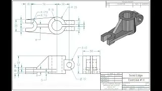 Solid Edge 2023 Tutorial - Exercise # 11