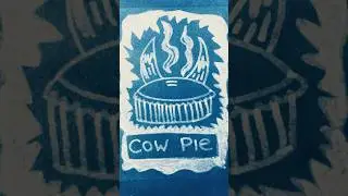 Making a tracing paper negative to create cute #food inspired #cyanotype