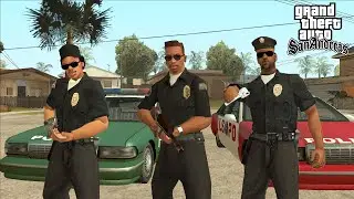 What Happens if CJ Joins Police in GTA SAN ANDREAS? (How To Be a COP)