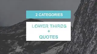 After Effects Templates  Free Download - Lower Thirds