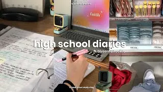 high school vlog🍮: last days of break, preparing for a new semester & studying - Ft. Divoom!