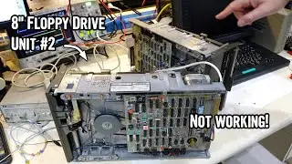 8 inch floppy drive #2 repair (CDC 9406 BR8A8B diskette drive)