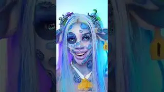 Blueberry Cow Makeup Tutorial! 🫐🐮