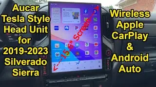 [HOW TO] 2019-2023 Silverado/Sierra Screen Upgrade! Install the Aucar 15.6