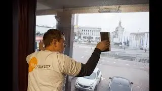 Бронирование окон ударопрочной пленкой