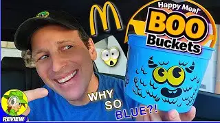 McDonald's® Happy Meal® Boo Buckets Review 👻🪣 Why So Blue?! 🤔 Peep THIS Out! 🕵️‍♂️