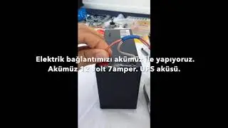 El yapımı Mini Dril (Mini Matkap) 12 volt