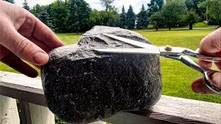 ASMR | Giving A Rock A Haircut