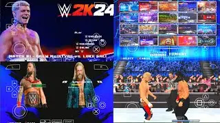 THIS IS THE BEST WWE 2K24 PPSSPP UPDATE NEW CHARACTERS