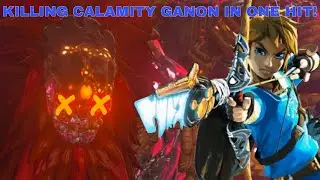 How To Kill Calamity Ganon In One Hit! Zelda BOTW Glitch Guide (Re-Uploaded)