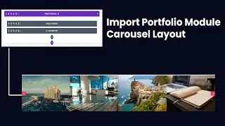 How to use or import divi full width portfolio carousel layout in your website
