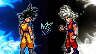 Epic🔥| Goku V6 LB OP (All Form) VS Goku DBS 3.5 OP (All Form) in Jump Force Mugen