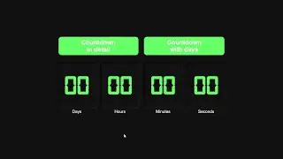 Creating a countdown timer with html,css and jquery