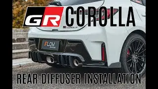 GR Corolla Rear Diffuser Install - Flow Designs
