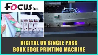 high speed UV single pass printer colorful printing on book edges book printing
