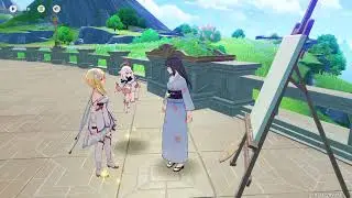 Genshin Impact gameplay Part 21| Doing 2 Events. Outside The Canvas and Bing-Bang Finchball!