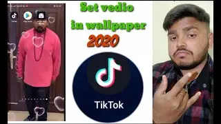 Set tiktok vedio in Mobile wallpaper.
