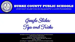 Google Slides ❙ Tips and Tricks