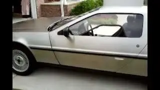 Turbo charged Delorean walk around