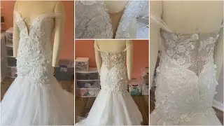 DIY Wedding Dress: Couture Lace and Handkerchief Skirt Part 2