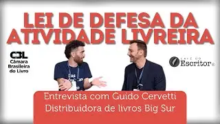 O que é a Lei de Defesa da Atividade Livreira (Lei Cortez), Sandro Bier entrevista Guido Cervetti