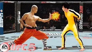 🐲 UFC5 Bruce Lee vs Hong Li UFC 5 EA Sports - Epic Fight 🐲