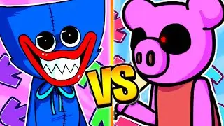 Friday Night Funkin HUGGY WUGGY VS PIGGY! (Poppy Playtime FNF MOD)