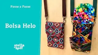 Como costurar Bolsa Lateral Sanfonada - Bolsa Helo