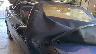 1997 MODEL RENAULT MEGAN 1 CABRİO DIŞ TENTE VE İÇ TAVANINI YENİLEDİK