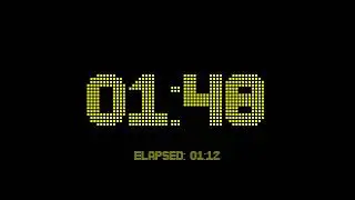 3 minutes and 0 seconds countdown timer with full zero second
