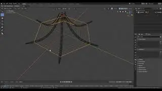 Blender modeling test: Pagoda Roof