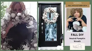 Very Easy Autumn Garland Wreath | Fall DIY | Fall Into Autumn Series VID 4