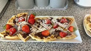 প্রথমবার তৈরি করলাম waffle 🧇 আলহামদুলিললাহ খুবই মজা হয়েছে 😋😋🤗🤗❤️❤️