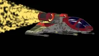 Rocket Demo for Particle System for Poser