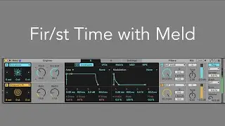 I hold down C3 and go through a few of Meld's sound engines.