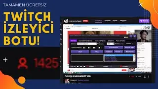 Twitch ÜCRETSİZ İzleyici Botu! Twitch God 1.3 2020 ( Free Twitch Viewer Bot)