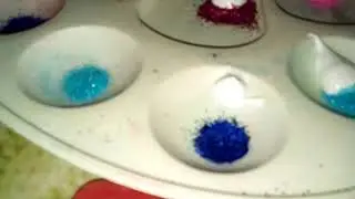 Челендж с блестками и и жвачкой для рук часть 1