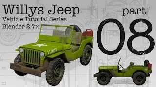 Willys Jeep - Blender Tutorial Series - Part 8 - Modeling